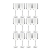 Round Clear Polycarbonate Cocktail/Wine dia.3.25" h:8.75" 16 oz. (Set of 12)